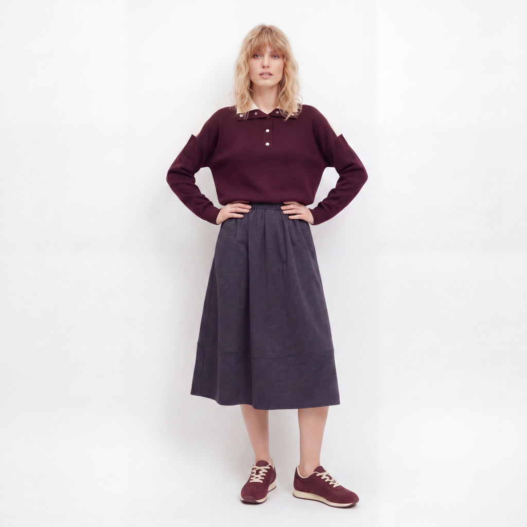 Pull Polo Boutons Pression