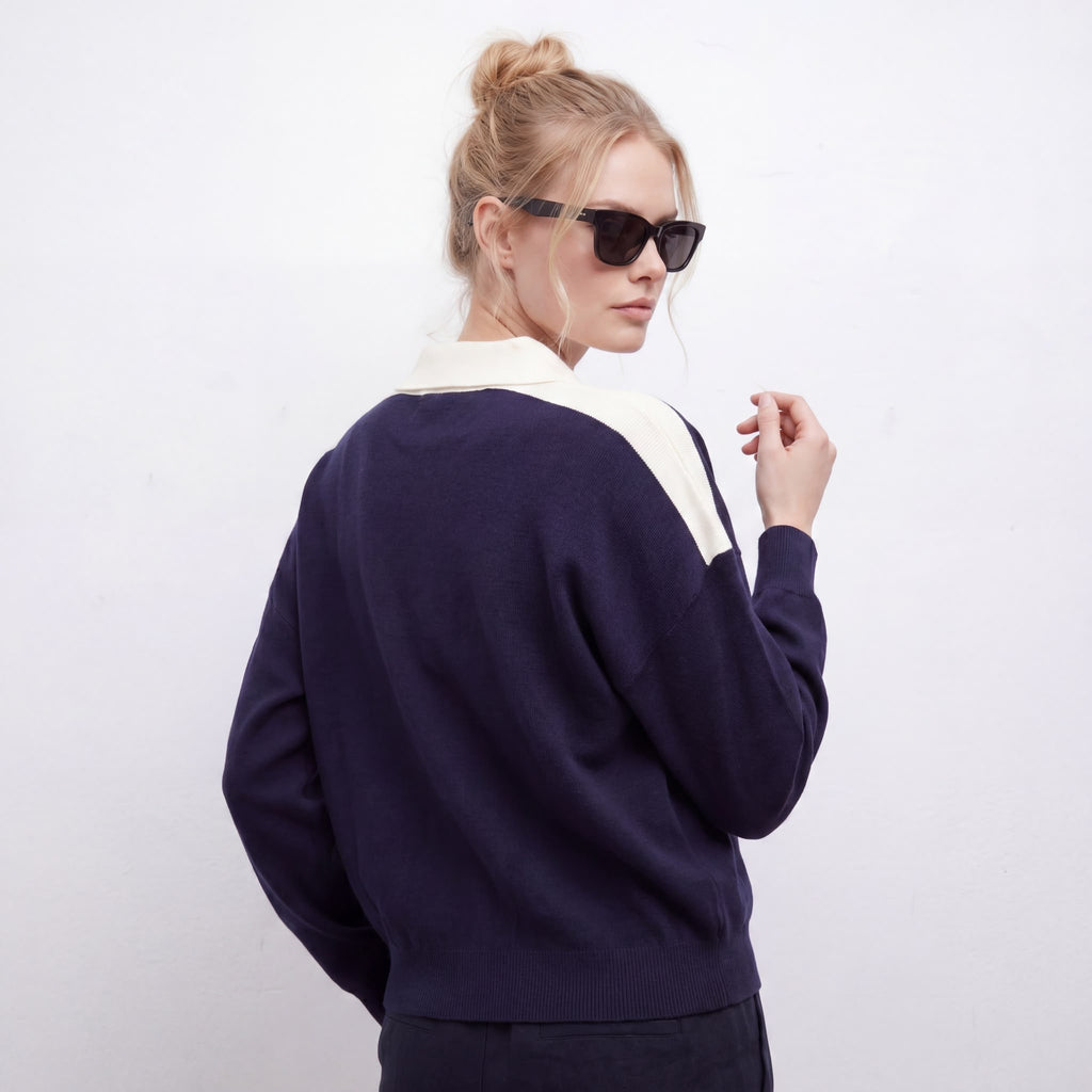 Pull Polo Boutons Pression