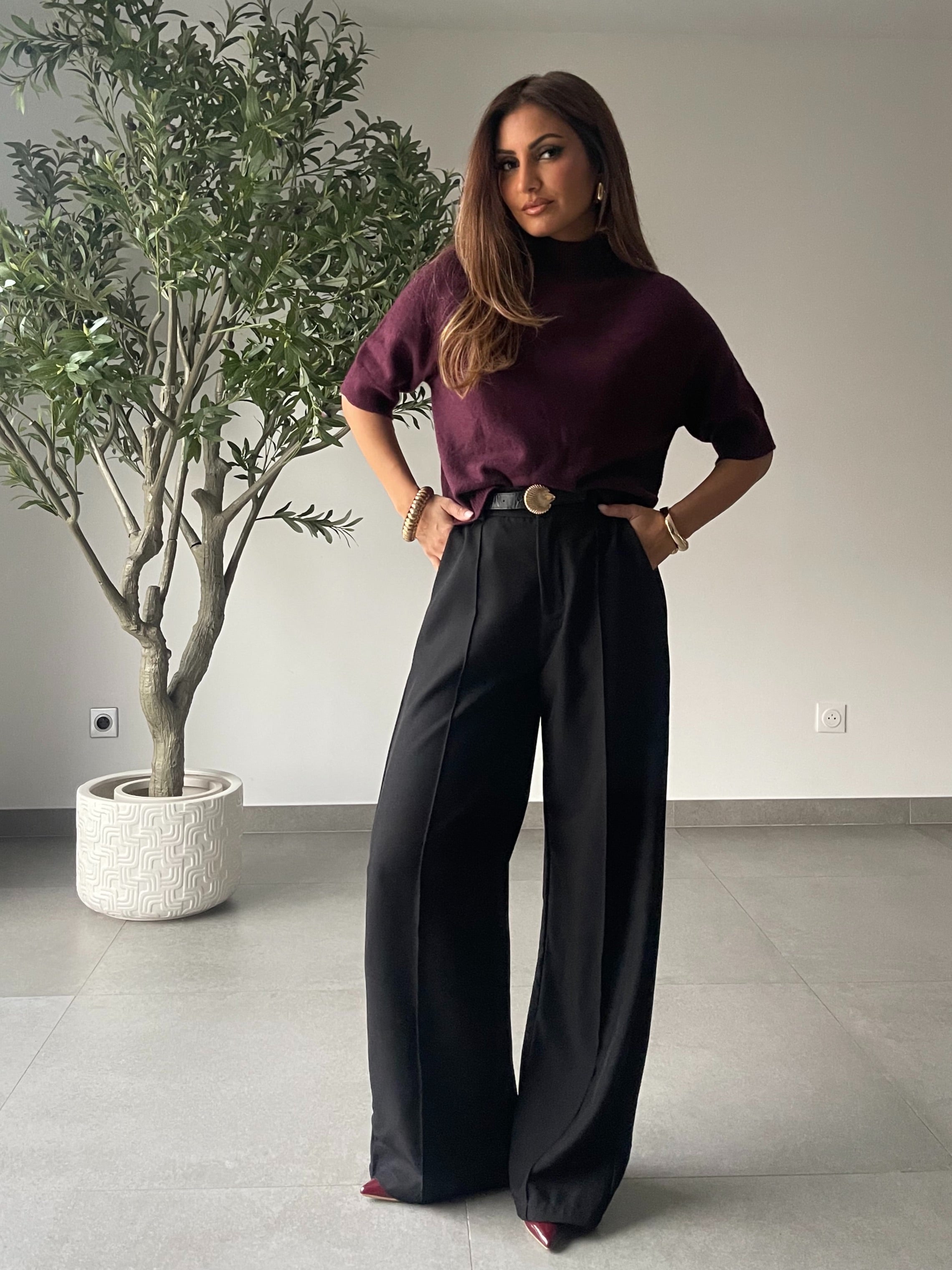 Pull Louisa Bordeaux