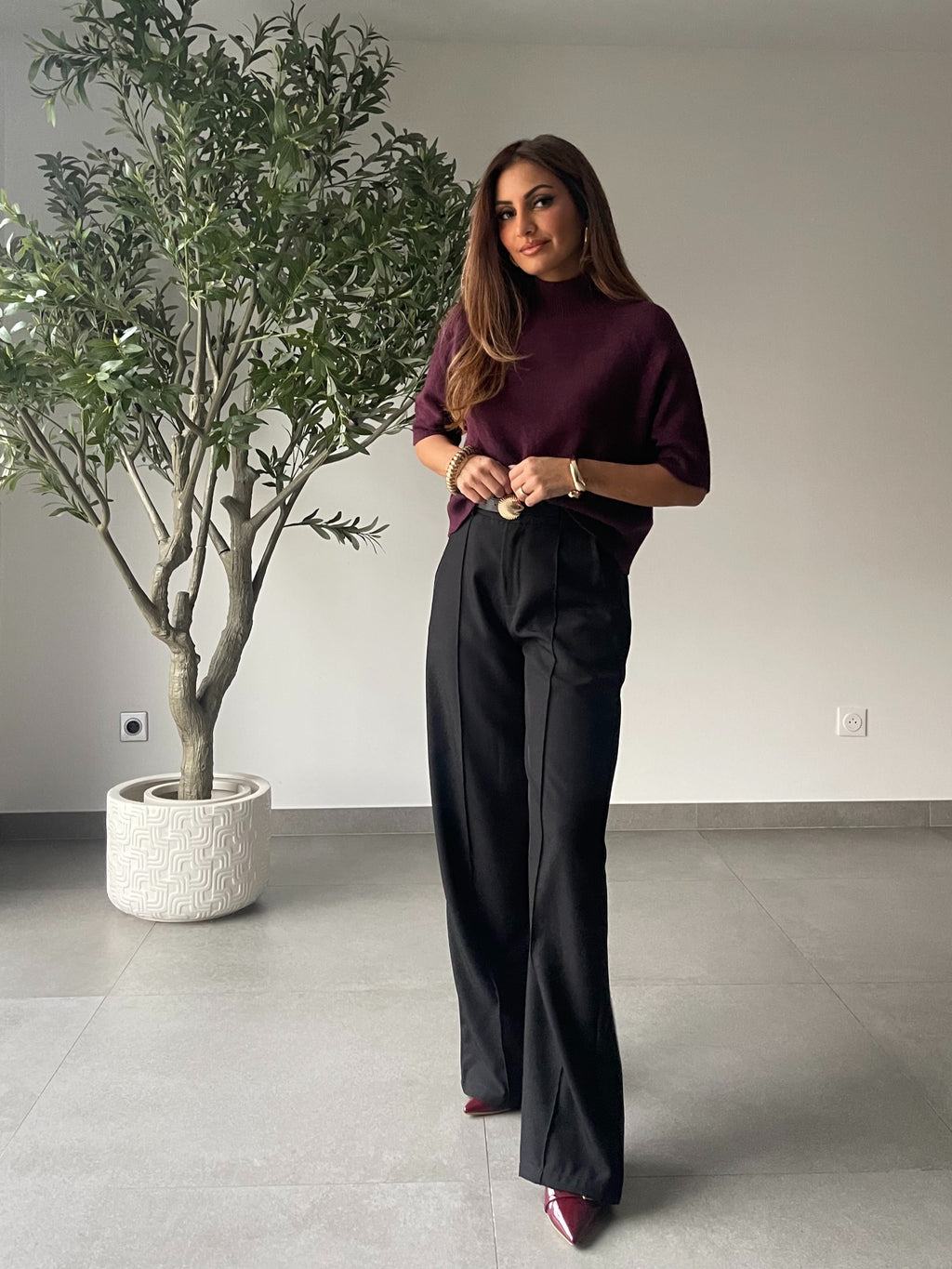 Pull Louisa Bordeaux