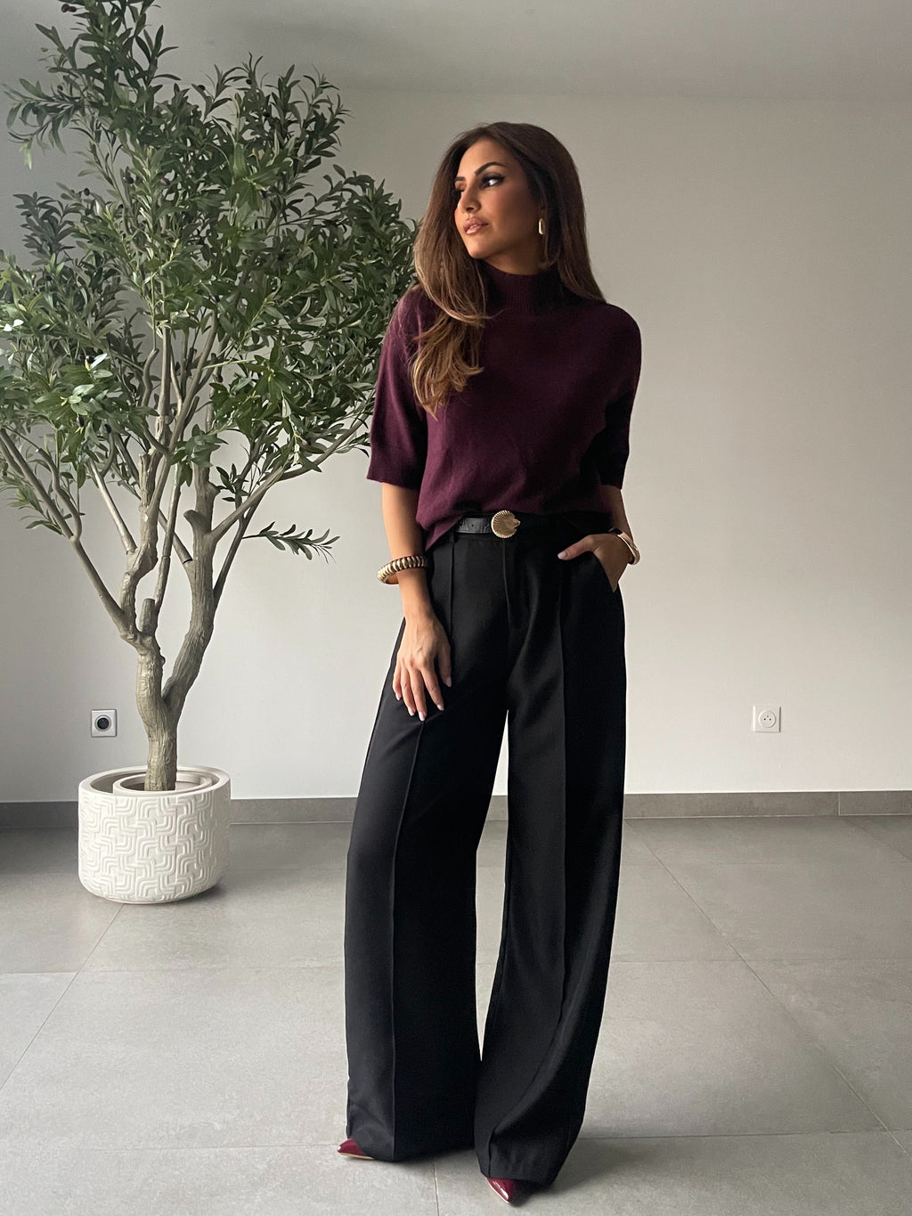 Pull Louisa Bordeaux