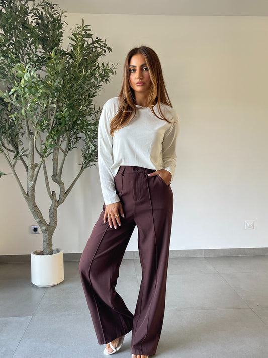 Pantalon Jean Marron