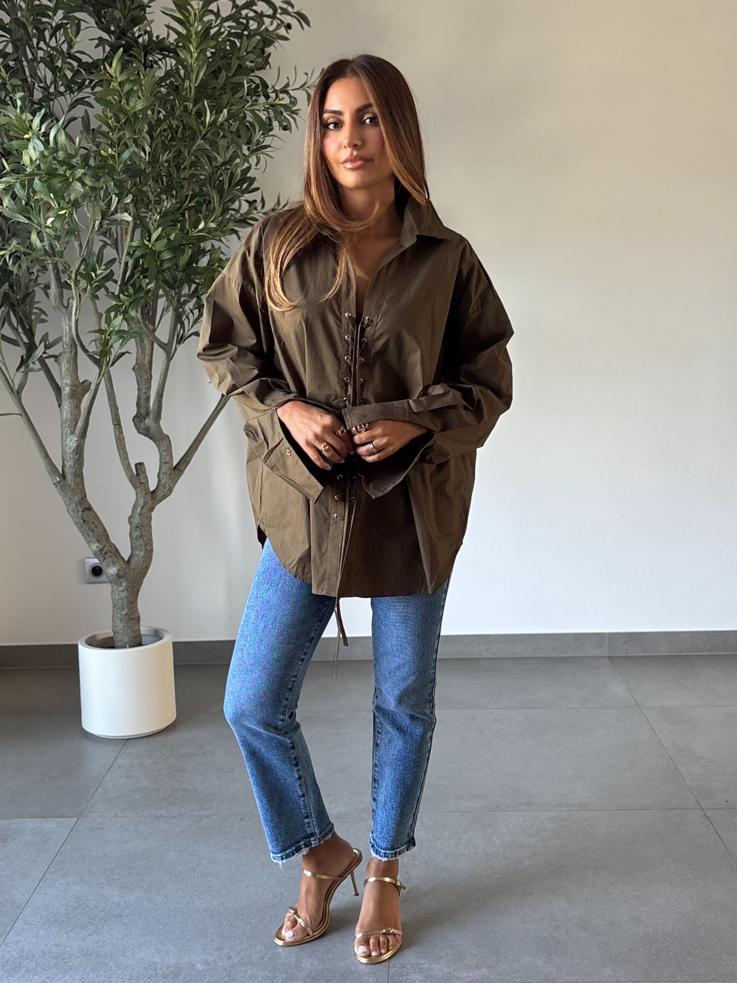 Chemise Virgie Kaki