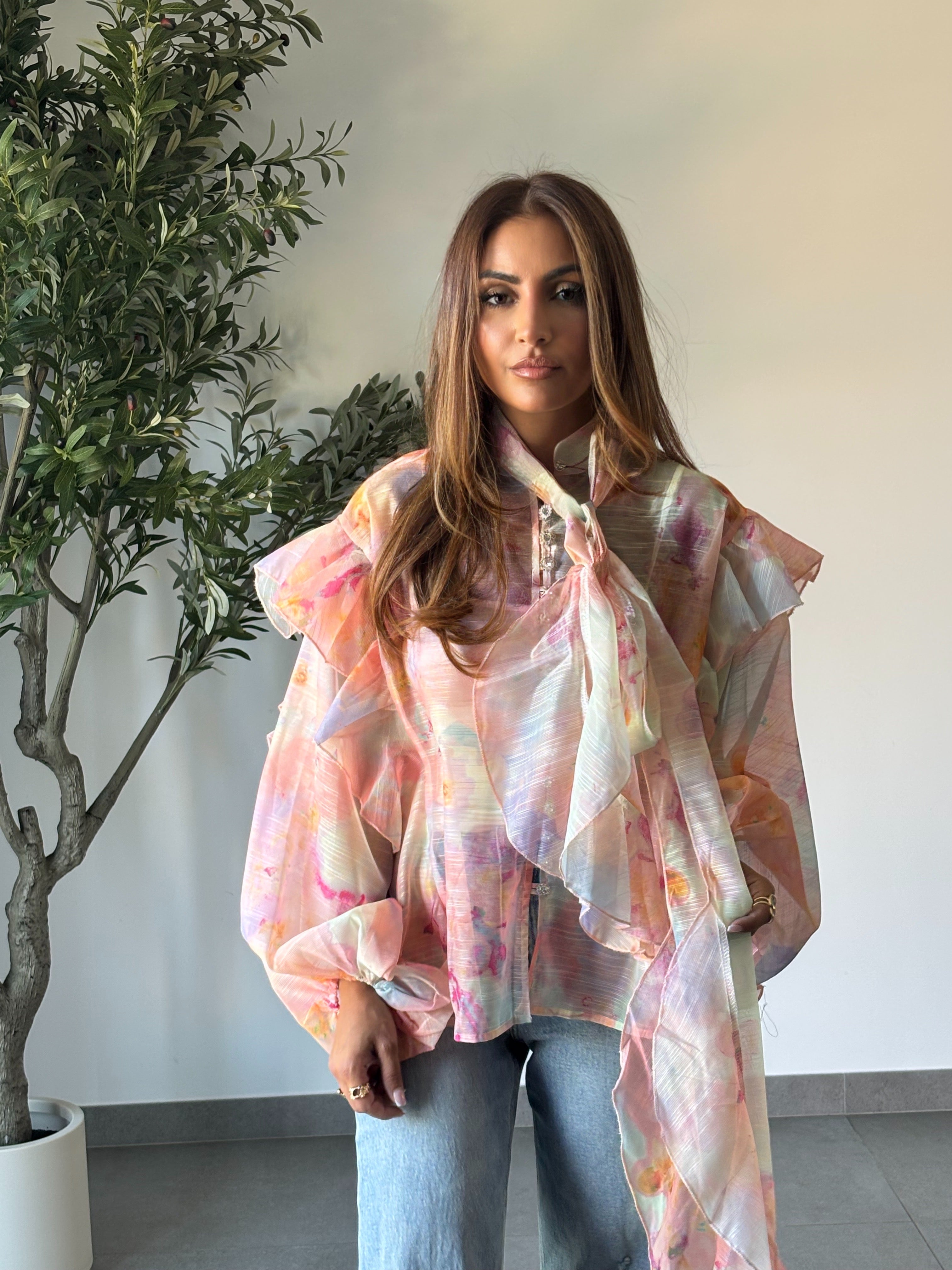 Chemise Flora Rose