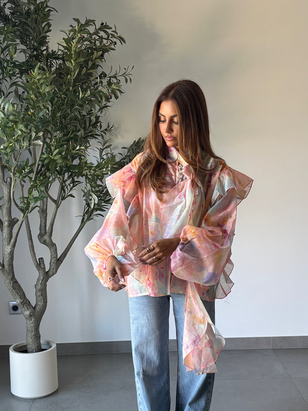 Chemise Flora Rose