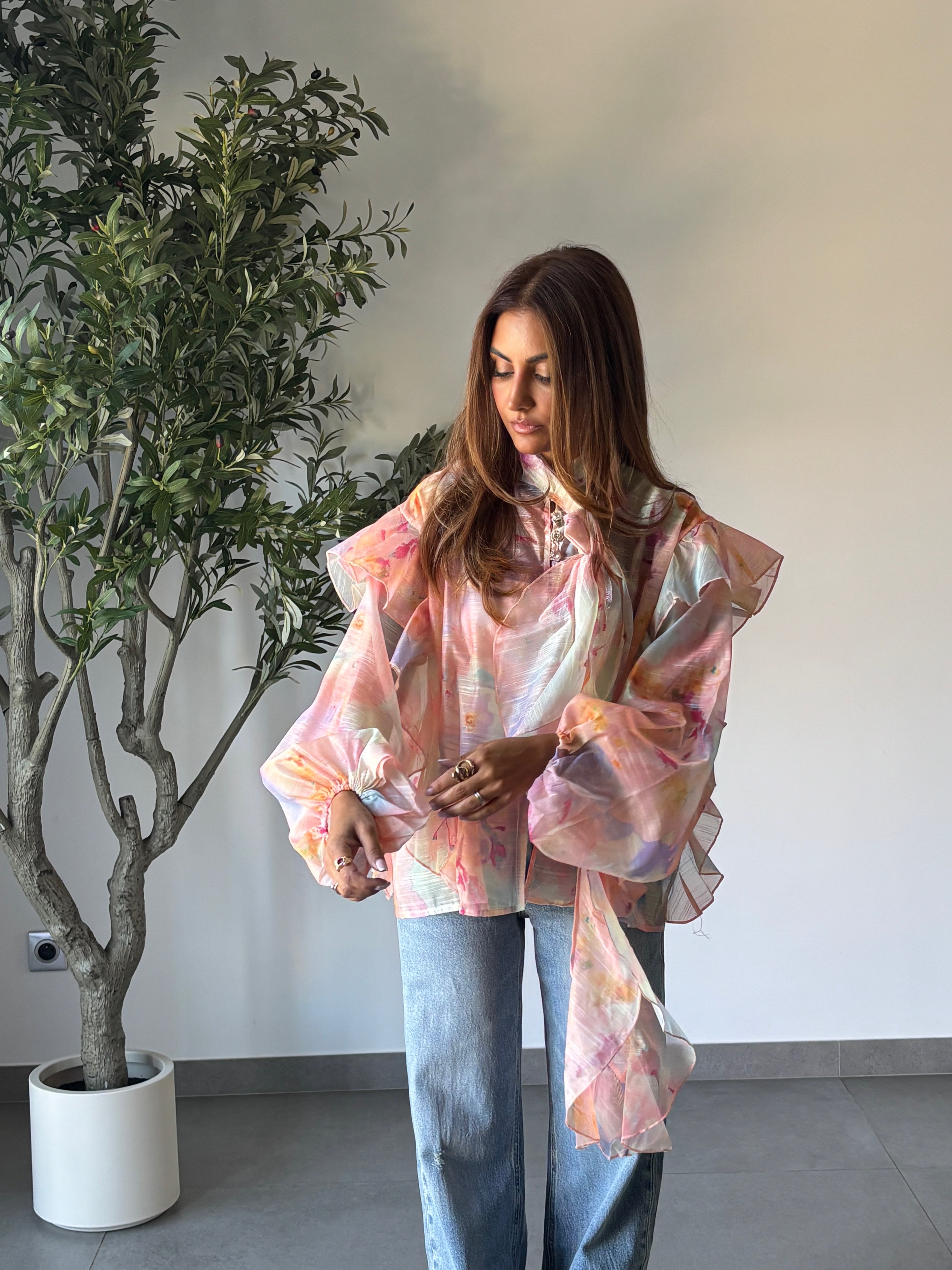 Chemise Flora Rose